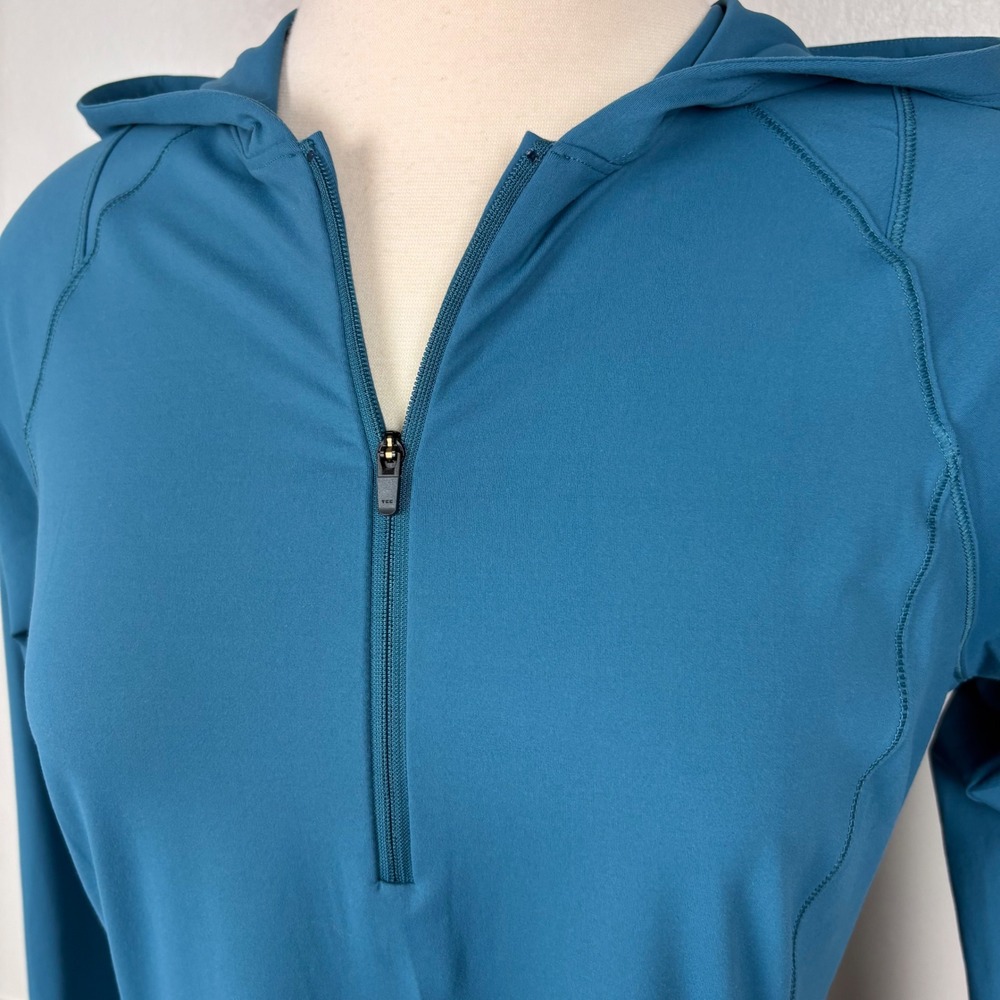 Mountain Hardwear Womens Crater Lake Dress NWT‎ Sz M Baltic Blue Long Sleeve UPF - Picture 3 of 15